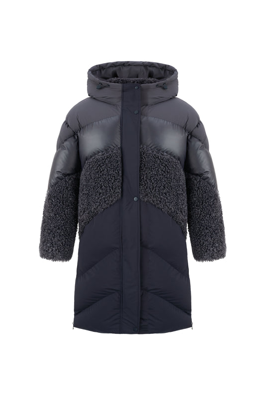 Hooded Coat in Storm