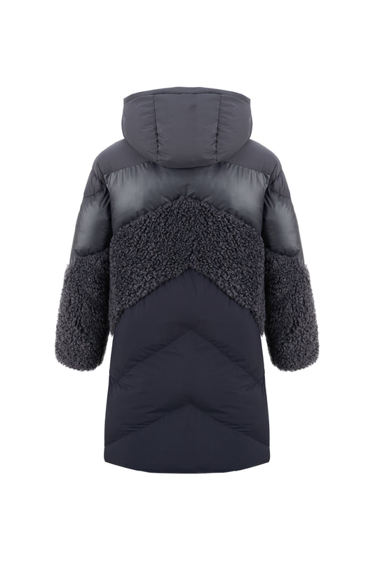 Hooded Coat in Storm