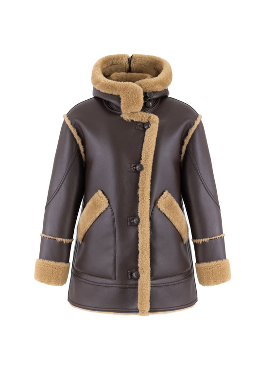 Hood Aviator in Choc/Caramel