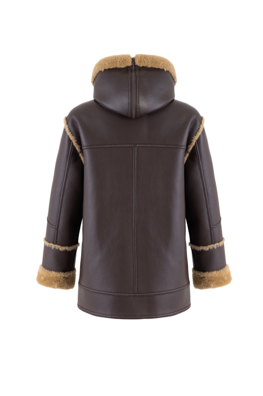 Hood Aviator in Choc/Caramel