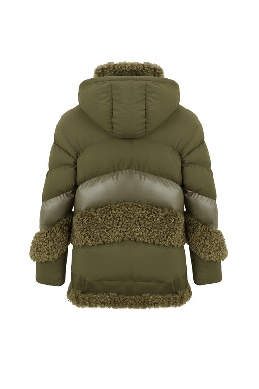 Aviator Inspired Jacket in Khaki