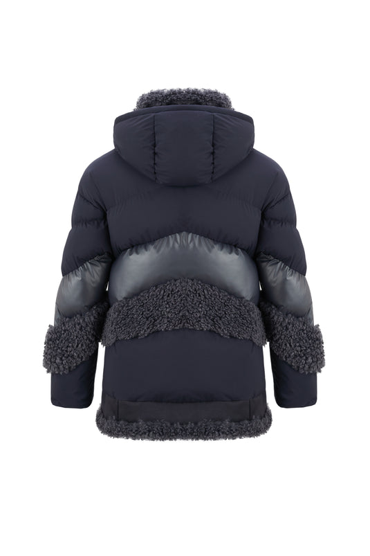 Aviator Inspired Jacket in Storm