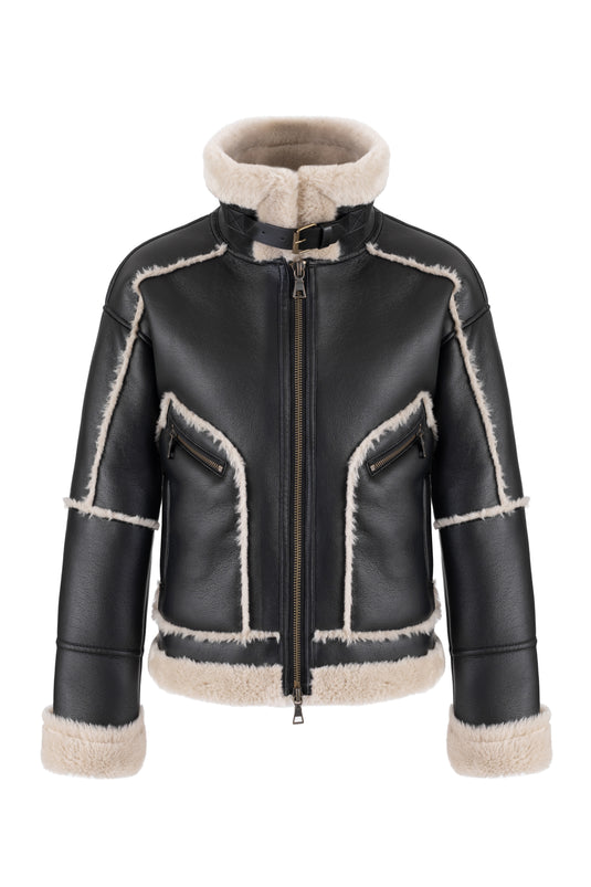 Aviator in Black/Biscuit