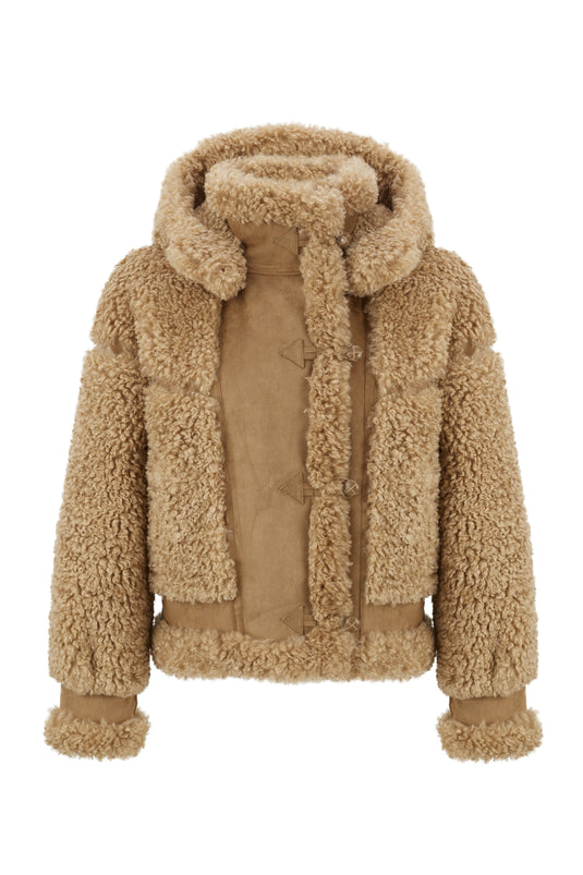 Duffle Jacket in Caramel
