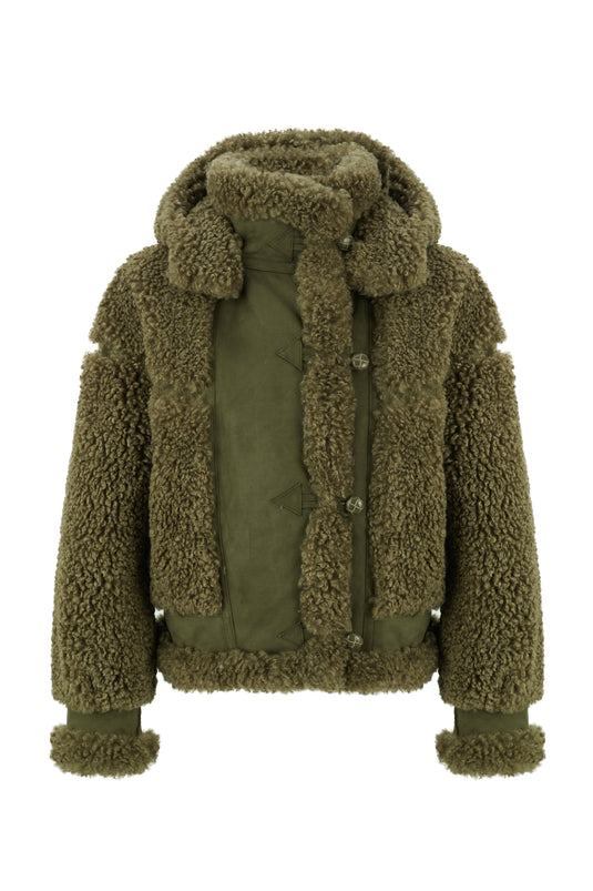 Duffle Jacket in Khaki