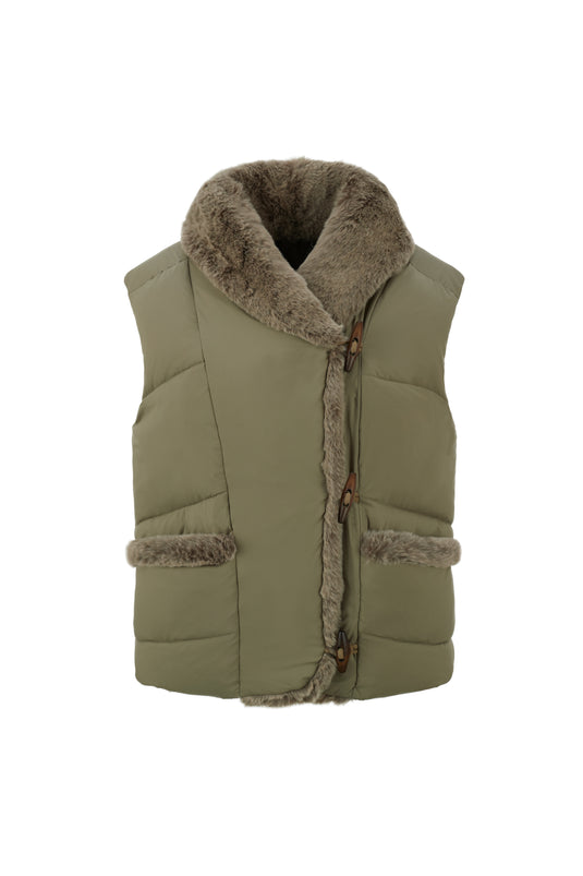 Puffa Gilet in Sage