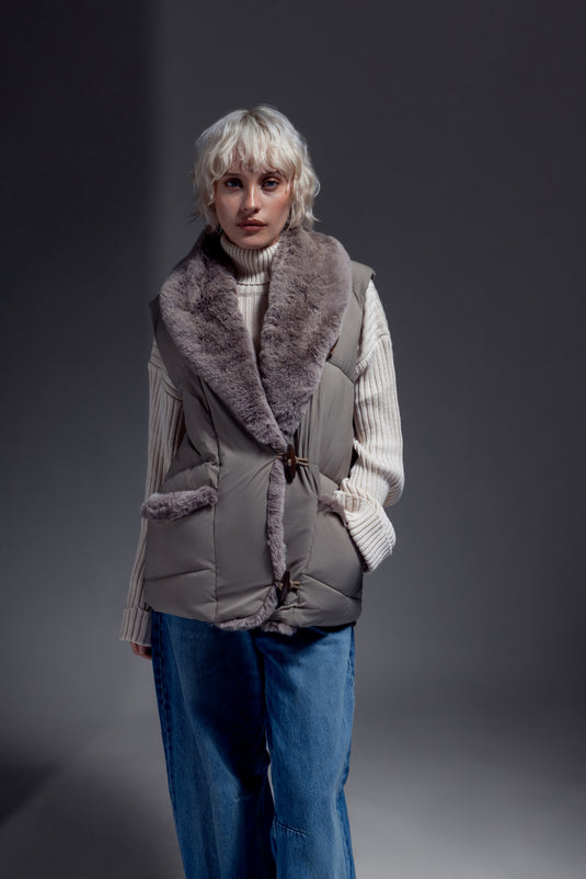 Puffa Gilet in Sage