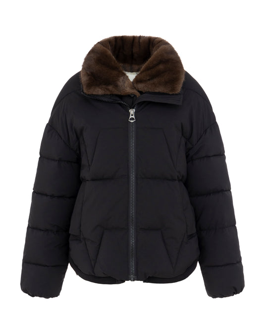 Puffer Jacket in Black